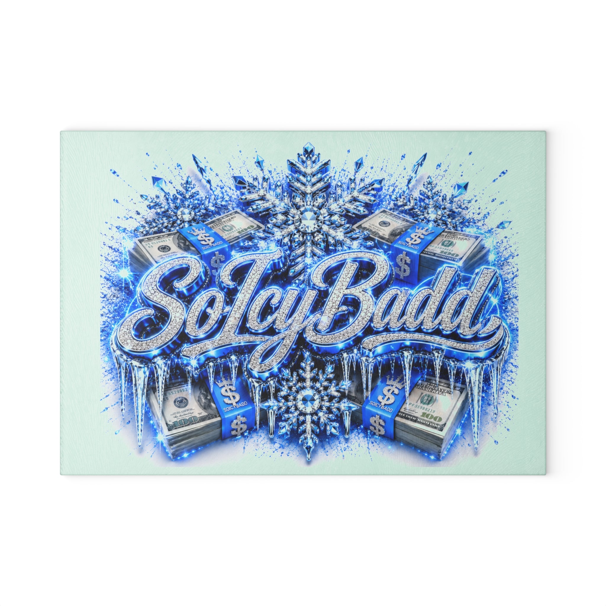 SoIcyBadd Icy Luxe Glass Cutting Board