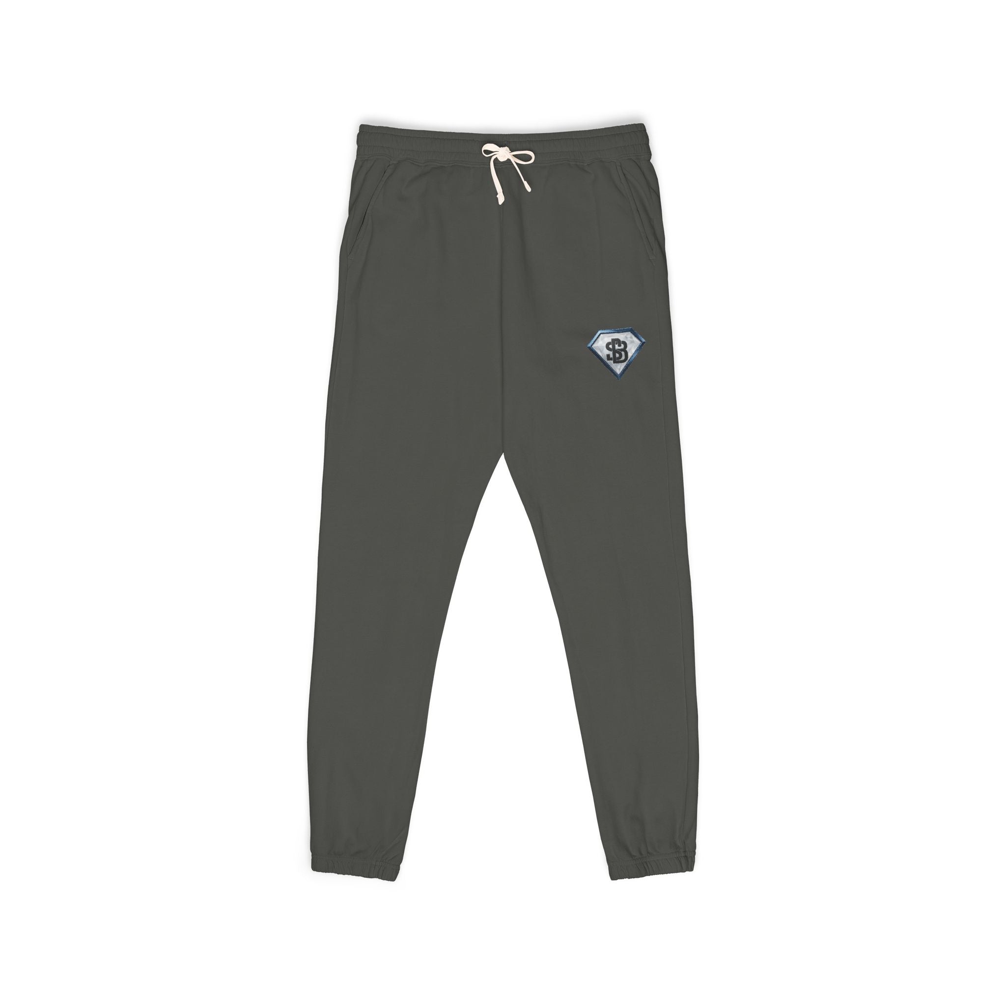 SoIcyBadd Diamond Logo Garment-Dyed Fleece Sweatpants