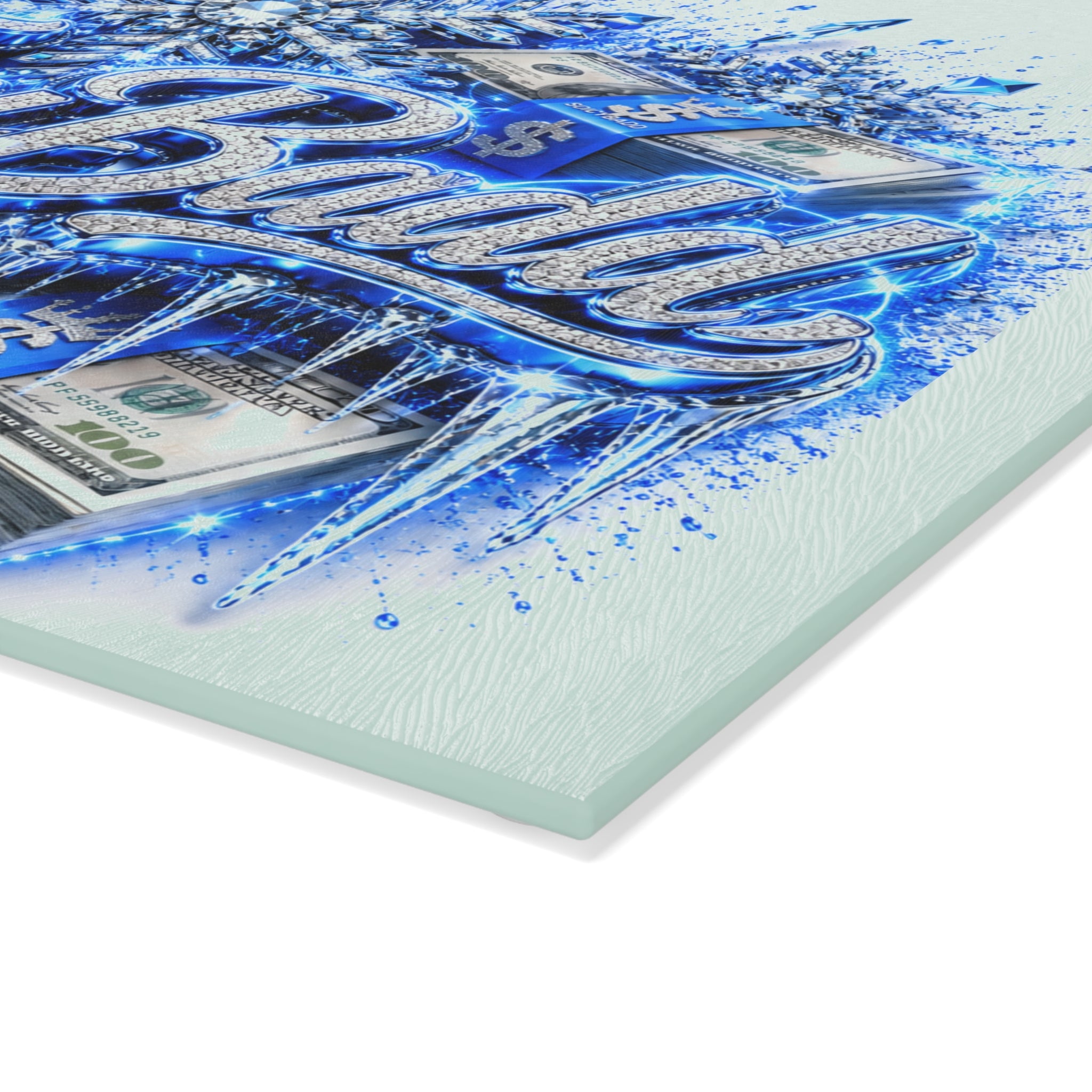 SoIcyBadd Icy Luxe Glass Cutting Board