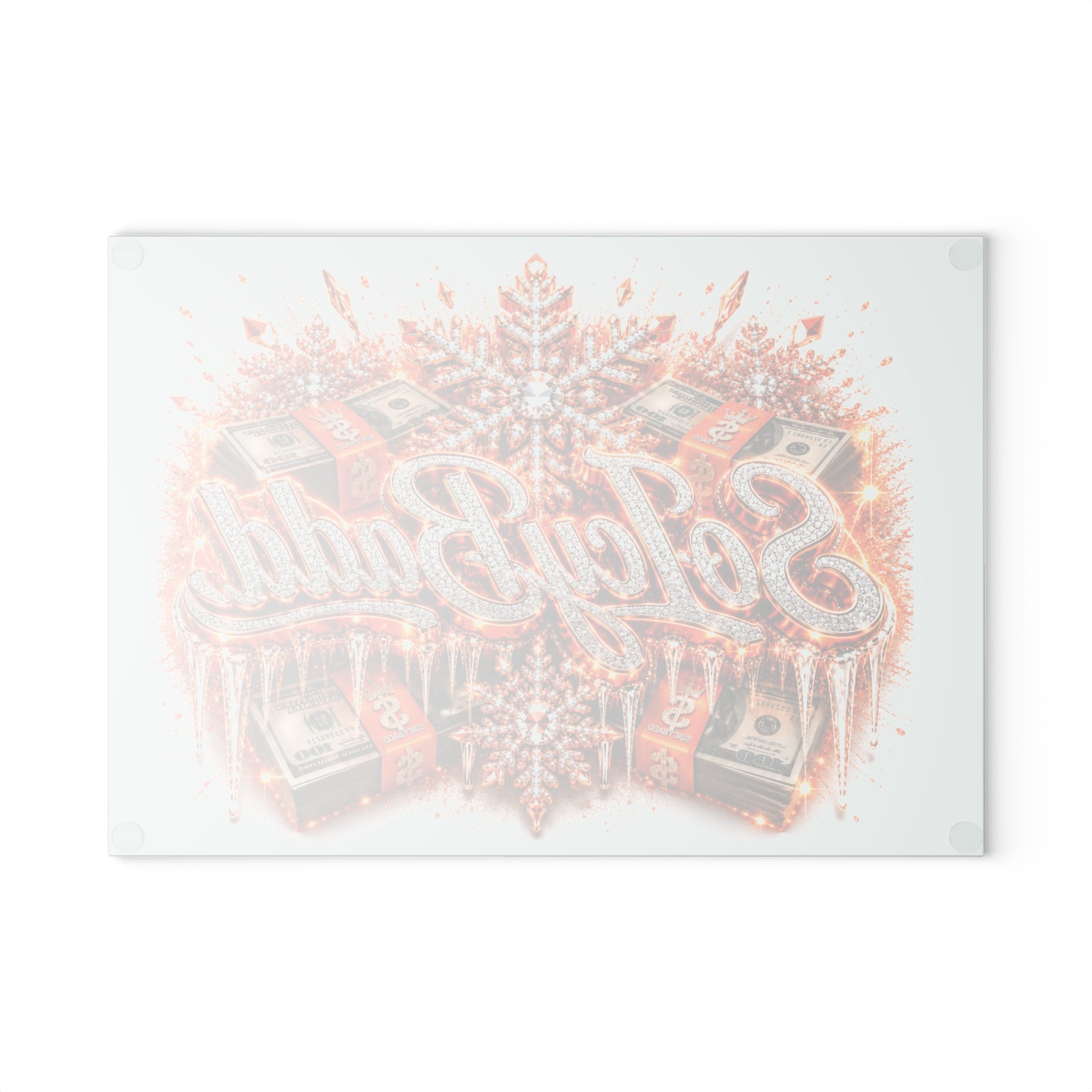 SoIcyBadd Icy Luxe Glass Cutting Board