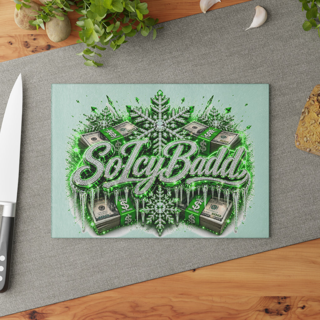 SoIcyBadd Icy Luxe Glass Cutting Board