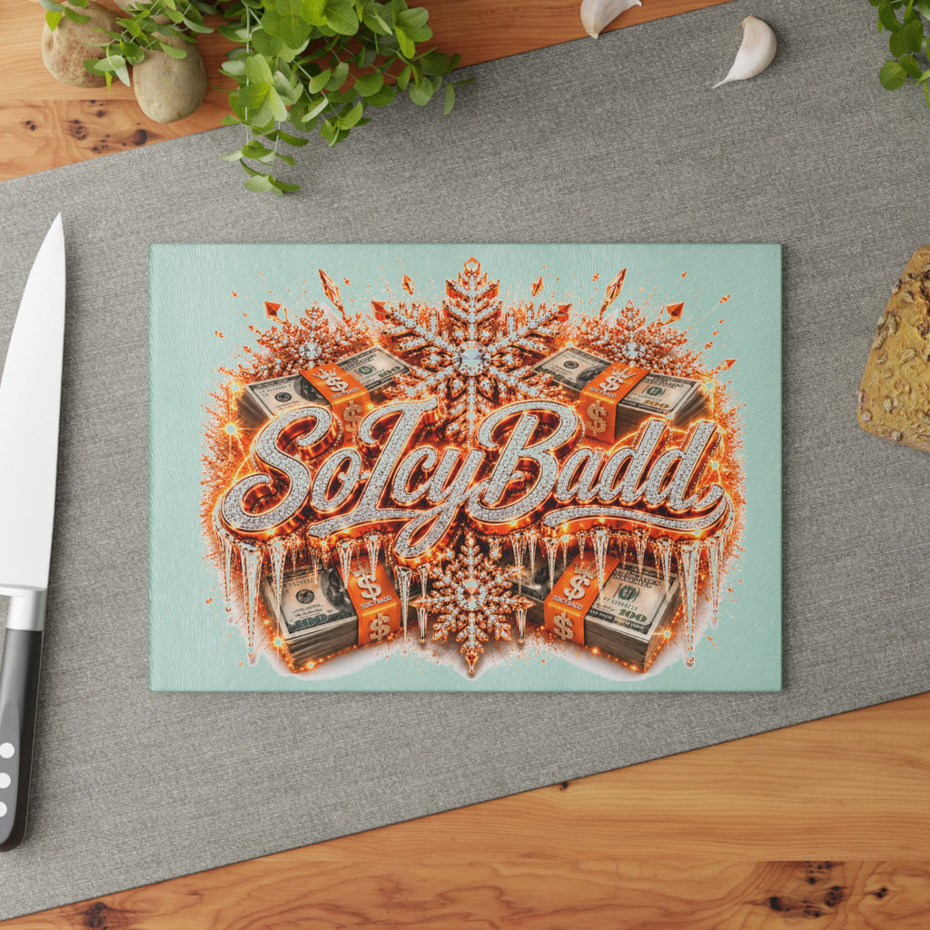 SoIcyBadd Icy Luxe Glass Cutting Board