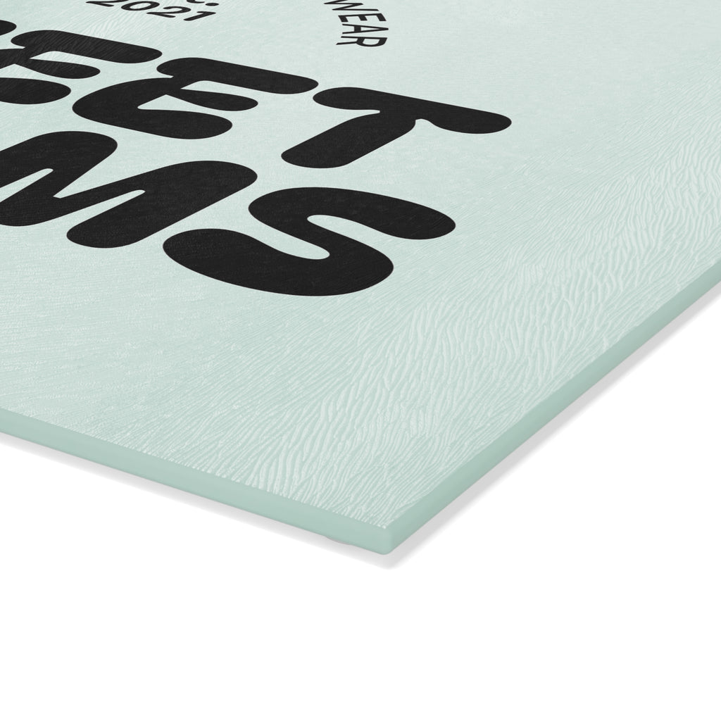 Sweet Dreams Glass Cutting Board