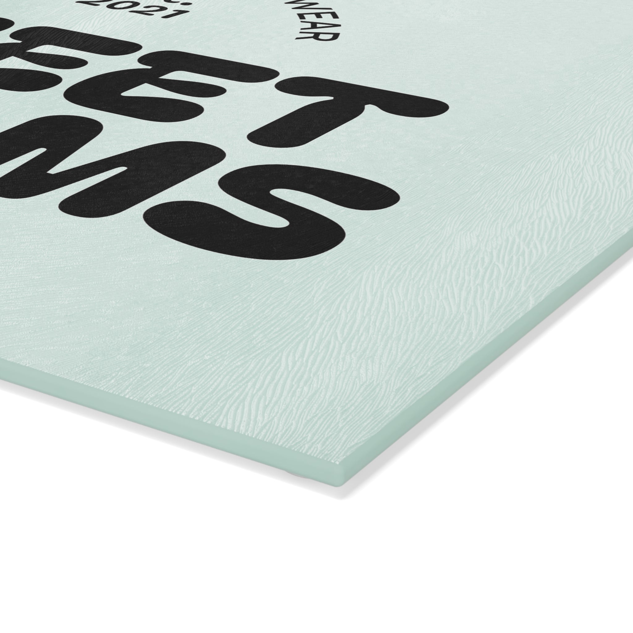 Sweet Dreams Glass Cutting Board