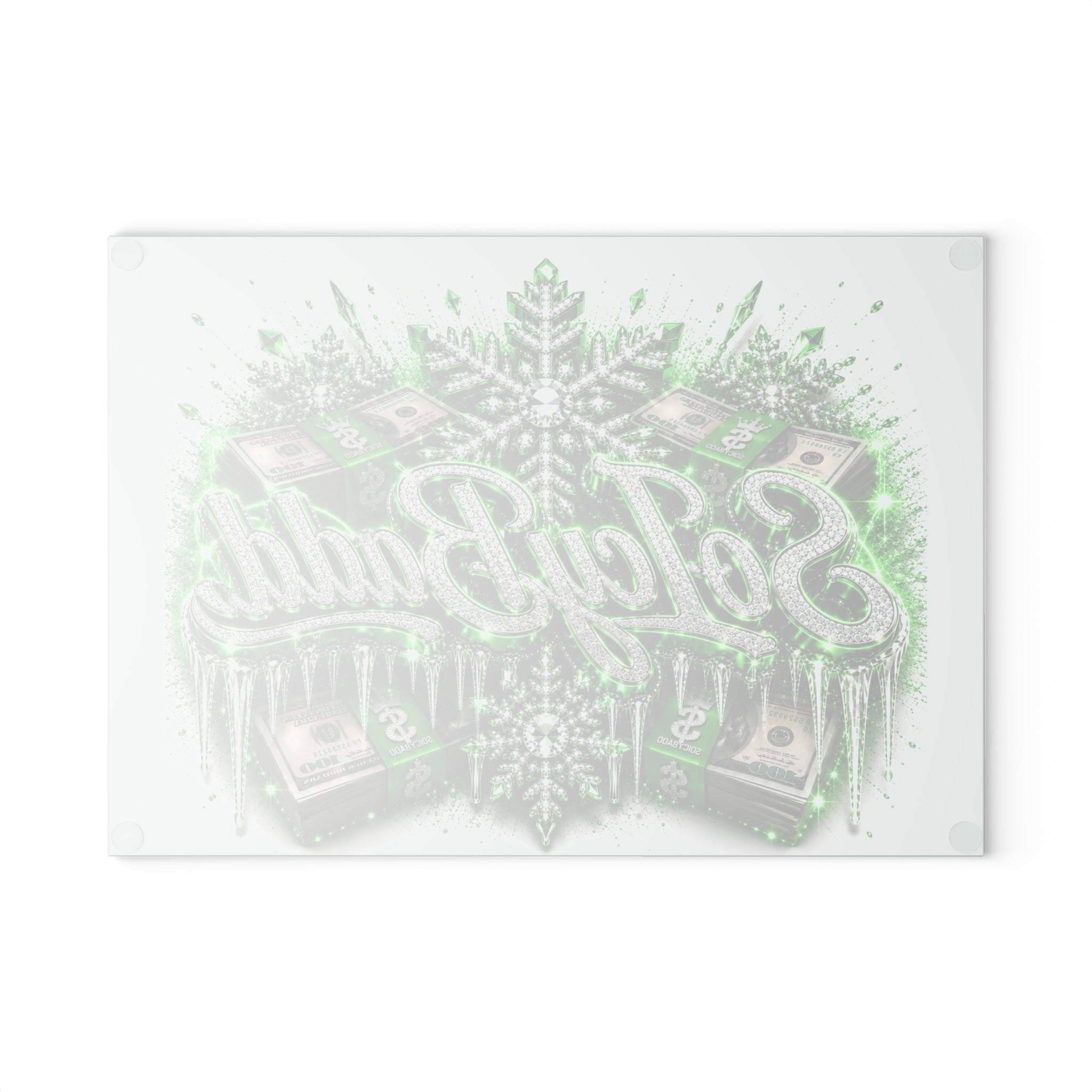 SoIcyBadd Icy Luxe Glass Cutting Board