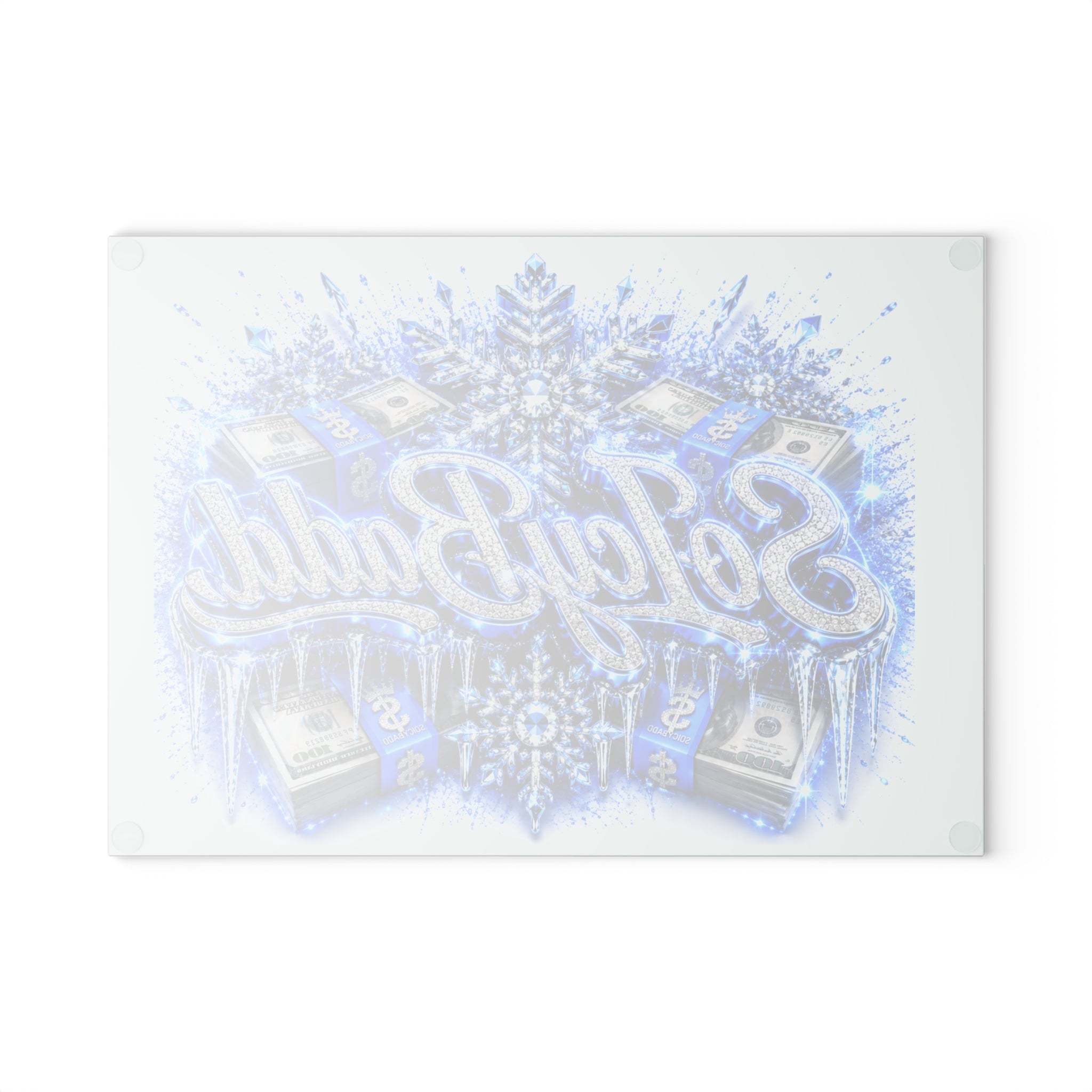 SoIcyBadd Icy Luxe Glass Cutting Board