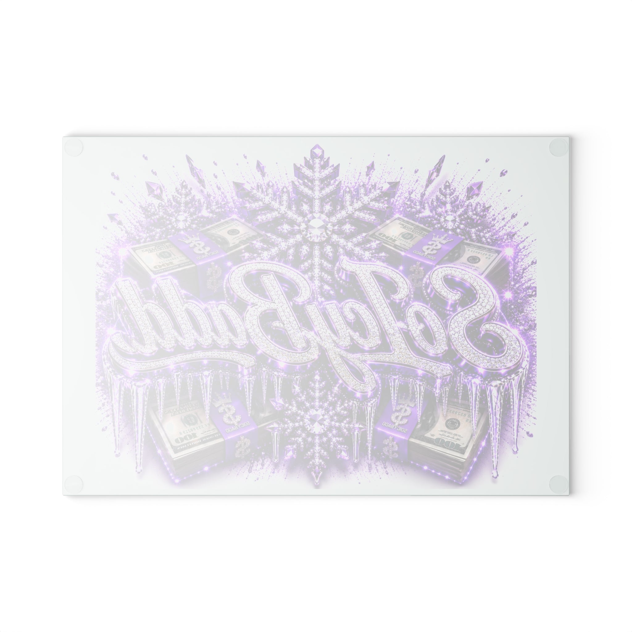 SoIcyBadd Icy Luxe Glass Cutting Board