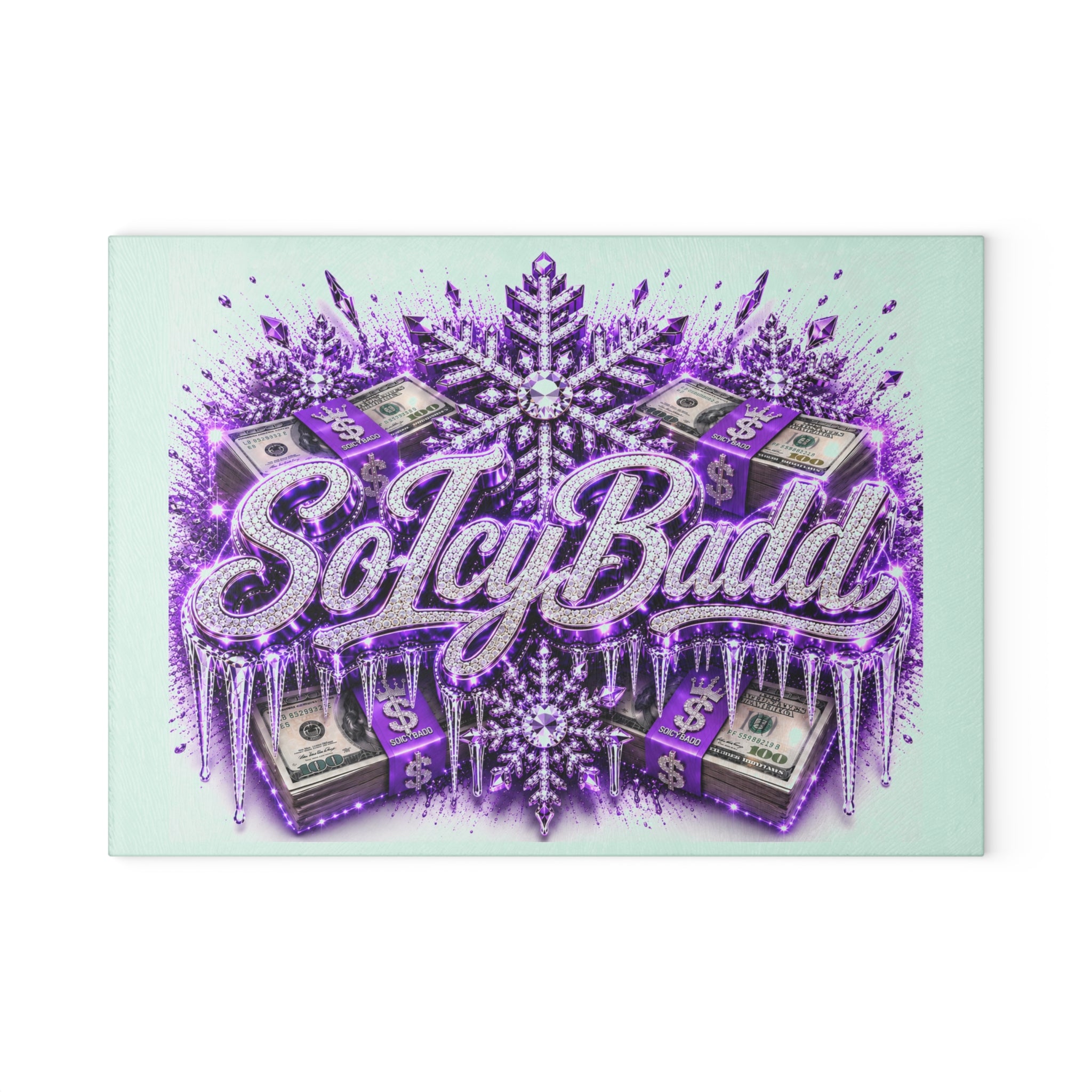 SoIcyBadd Icy Luxe Glass Cutting Board