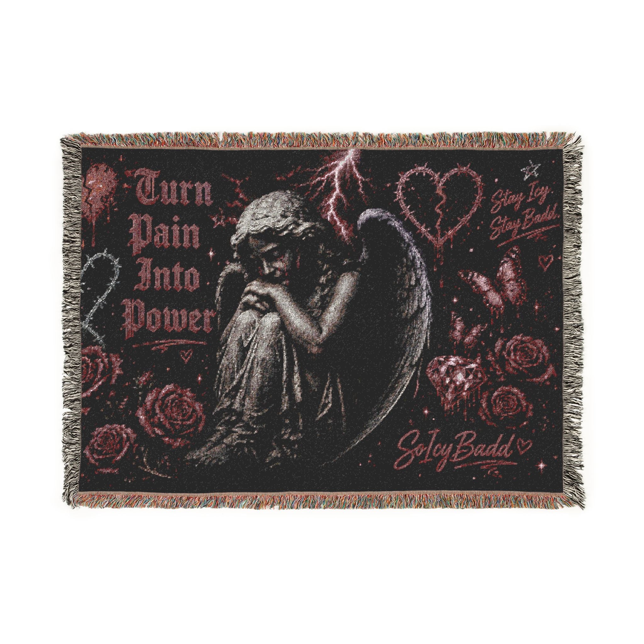 SoIcyBadd “Don’t Fall Into Forever” Woven Blanket