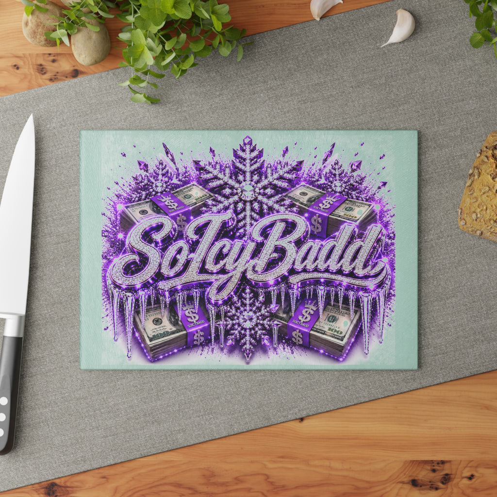 SoIcyBadd Icy Luxe Glass Cutting Board