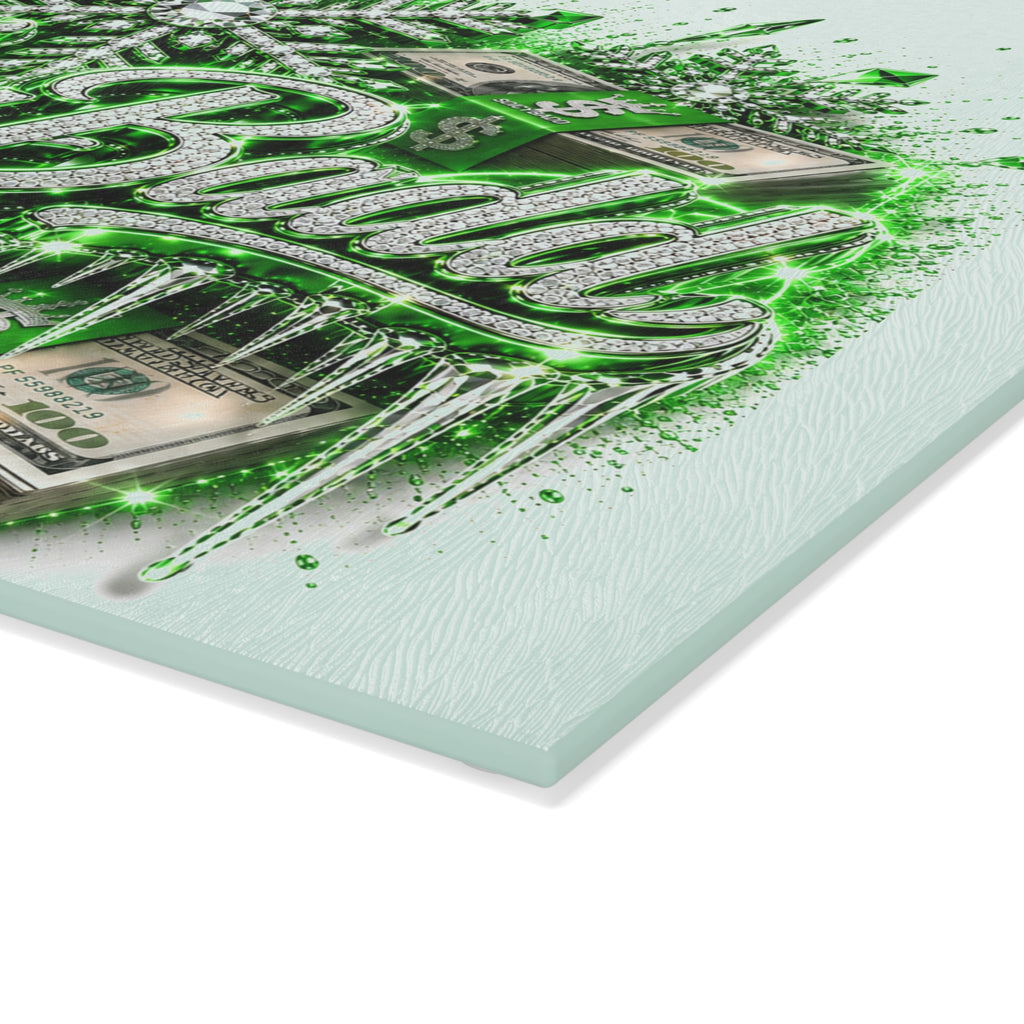 SoIcyBadd Icy Luxe Glass Cutting Board