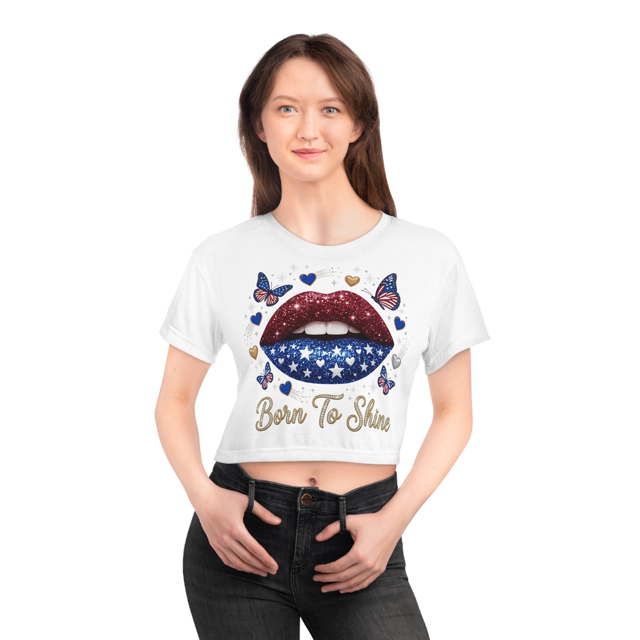 Crop Tee (AOP)