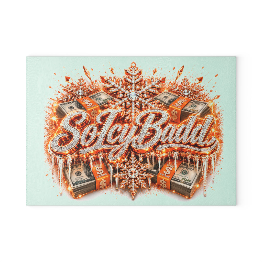 SoIcyBadd Icy Luxe Glass Cutting Board