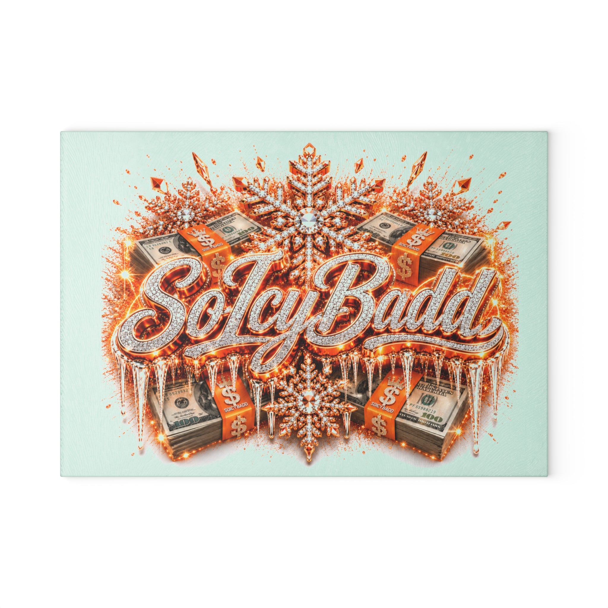 SoIcyBadd Icy Luxe Glass Cutting Board